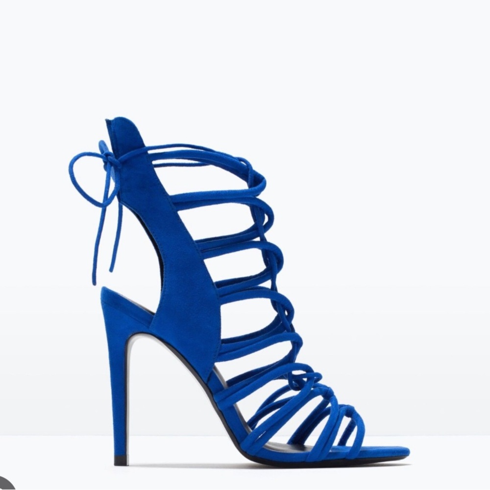 Zara strappy heels